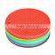 Round Silicone placemat Durable Non-slip Heat Resistant Dining Table Mats Coffee Cup Mat