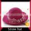 Custom made cowboy straw baseball cap