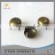 Brass Round Stud 7mm Gold with 4 Prongs for Leather Craft/Bag/Shoe