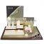 New arrival Jewelry window display metal painting/veneer/pu leather jewelry display