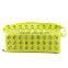 Handcee Hot Sale Metal Circle Black PU Shoulder Bags For Shopping
