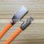 For iPhone USB Charger Cable Flat Zinc Alloy USB Cable New Premium