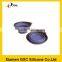 Novel design collapsible silicone pet food bowl