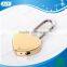AJF gift lock Heart padlock gold love lock for new couple