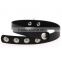 Women Classic Gothic Punk PU Leather Neck Ring Emo Slave Choker Collar Necklace