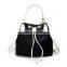 Korean Design Drawstring Nylon Bag Women Bucket Bag Hobo Bag