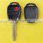 Replacement key remote shell for Toyota Camry Corolla 4 button car remote key Toy43 blade