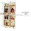 Children bedroom furniture white wood-plasic storage open shelf