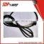 VDE 2 pin Rubber power cord with usa plug eu plug rubber cord MM for electric applians