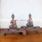 Home tabletop decoration handmade craft red resin buddha statues
