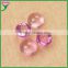 wholesale round cut 1.25# pink artificial synthetic cabochon corundum ruby