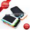 2016 new solar charger 5V/1A 2.1A dual output solar power bank 10000mah