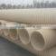 PVC material 3" corrugated drain pipe