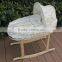 wholesale baby furniture moses basket in maize peel or wicker