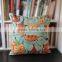 Colorful Cartoon Design Dual-use Linen Waist Pillow Cushion Cover