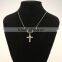 cross pendant 18k gold necklace