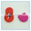 portable eco friendly female silicone funny coin purse
