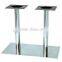 Durabel mental base outdoor stainless steel dining table base F20