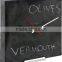 Creative slate hanging clock, slate wall clock