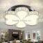 High Brightness SMD5730 Flower Ceiling Light K9 Crystal Decorative Ceiling Lamp