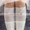 Fashion Crochet Knitted Leg Warmers Boot Cover Lace Trim Legging Sock
