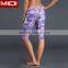 Factory cheap wholesale yoga wear with OEM service sublimation yoga capri pants for women