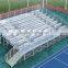 8 rows green environmental metal bleacher sports grandstand outdoor bleacher sports stand seating system