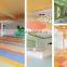 Plastic Type and Simple Color Surface Treatment dancing hall pvc dance floor