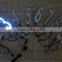 High brightness & Good quality Colourful EL light glow Number