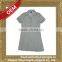 Low price unique cotton school girls uniform mini dress