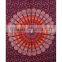 Psychedelic Star Mandala Tapestry Wall Hanging Bed sheet Twin Bedspread Indian Manufacturing Wholesale Tapestry Supplier