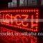 p3.75 led display screen with indoor single red