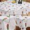 2015 best sale 100% polyester transfer printing Table cloth