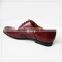 CXM001 Top Grade Cognac Color Men Flat Shoes