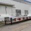 Tri-axle 40-60 ton Low Flatbed Semi Trailer Low Bed Excavator Truck Trailer Trucks And Trailers