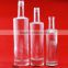 Good quality cheap custom glass liquor bottle olive oil bottles 500ml transparent bottles