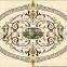 Elegant Hotel Floor Decoration Luxuray Blue Marble Waterjet Medallion