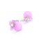 Candy Color Double Pearl Ball Earrings Clover Flower Earring Stud Ear Jewelry Accessory For Women