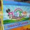 Happy farm shooting game machine capsule vending machine with 7 colors bringht led light