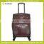2016 Korean style functional eva trolley case luggage bags with leather for gift