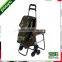 Newest portable stair climbing shopping trolley bag with seat