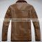 Fashion Mens winter warm genuine leather jacket