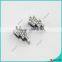 New Crystal Charms Lightning Rhinestone Slide Beads For Wristband DIY Bracelet