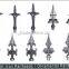 Wrought iron spear point,metal spear points,wrought iron fences&gates&bars spear points