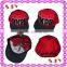 custom emrboidery six panel snapback flat brim designer caps