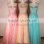 2015 Sexy Beautiful Design Sleeveless Shiny Embroidery Crystal Beads Sexy Transparent Back Fashion Pink Abiye
