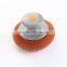 Copper coated scourer with handle