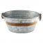 30L Galvanised metal drinks cooler tub