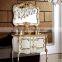 WTS6022 luxury Elegant Goldleaf hotel Bathroom Vanity cabinets with Mirror for Master Room
