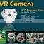 3D VR 360 degree (Fisheye lens) Panoramic Wifi IP Camera HD 1.3 Megapixel support 64GB SD